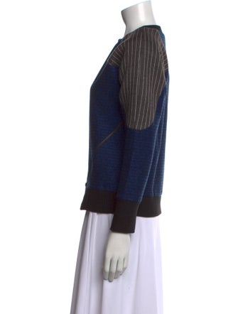 Jonathan Simkhai Striped Crew Neck Sweatshirt