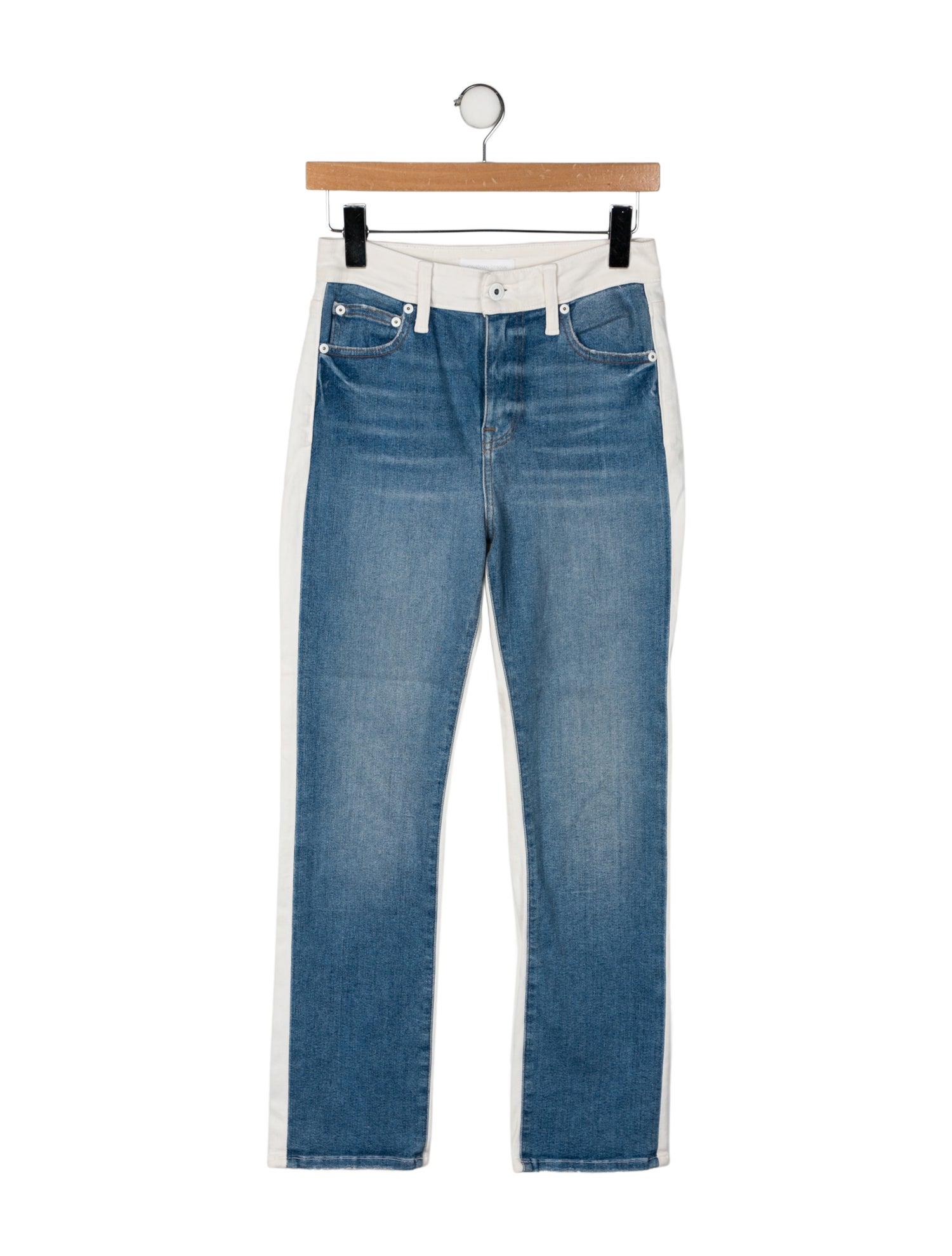 Jonathan Simkhai High-Rise Straight Leg Jeans