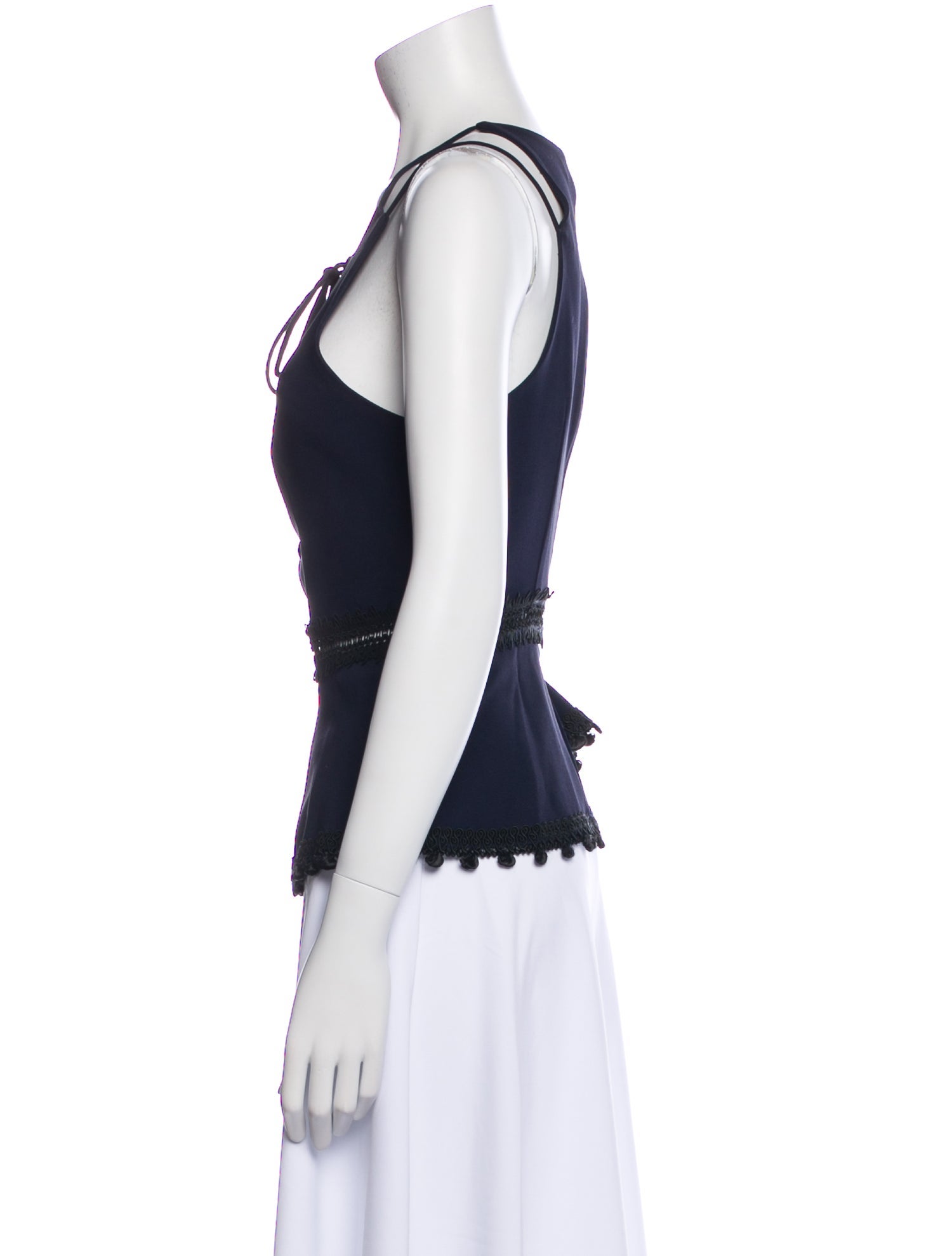 Jonathan Simkhai V-Neck Sleeveless Top