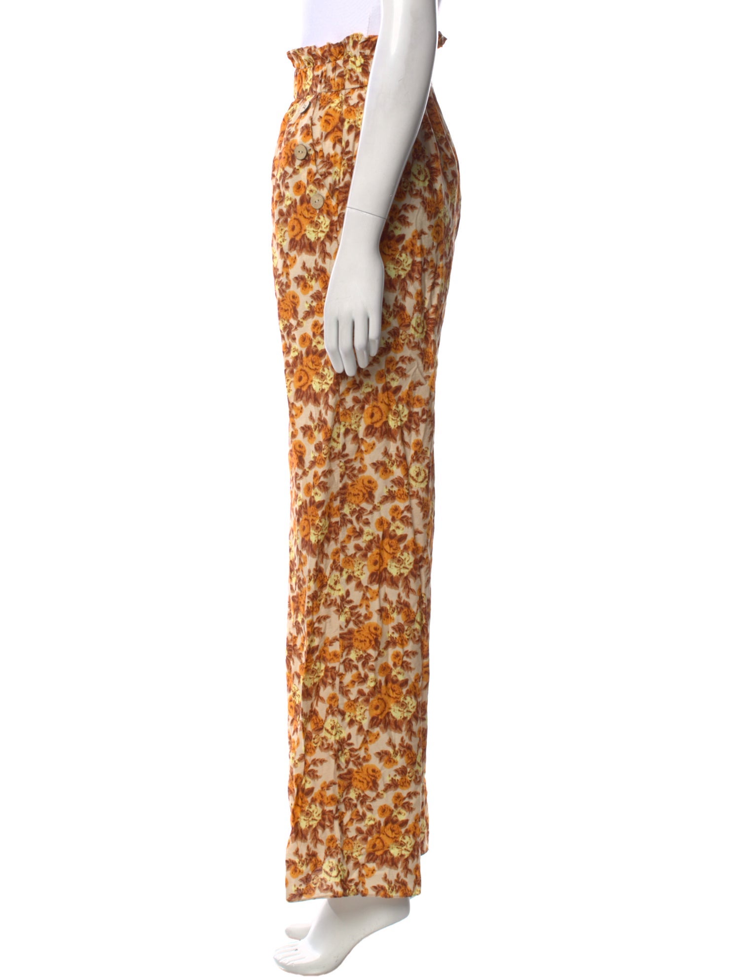 Jonathan Simkhai Floral Print Wide Leg Pants w/ Tags