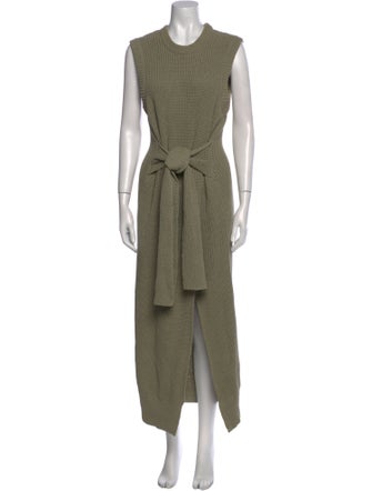 Jonathan Simkhai Crew Neck Long Dress