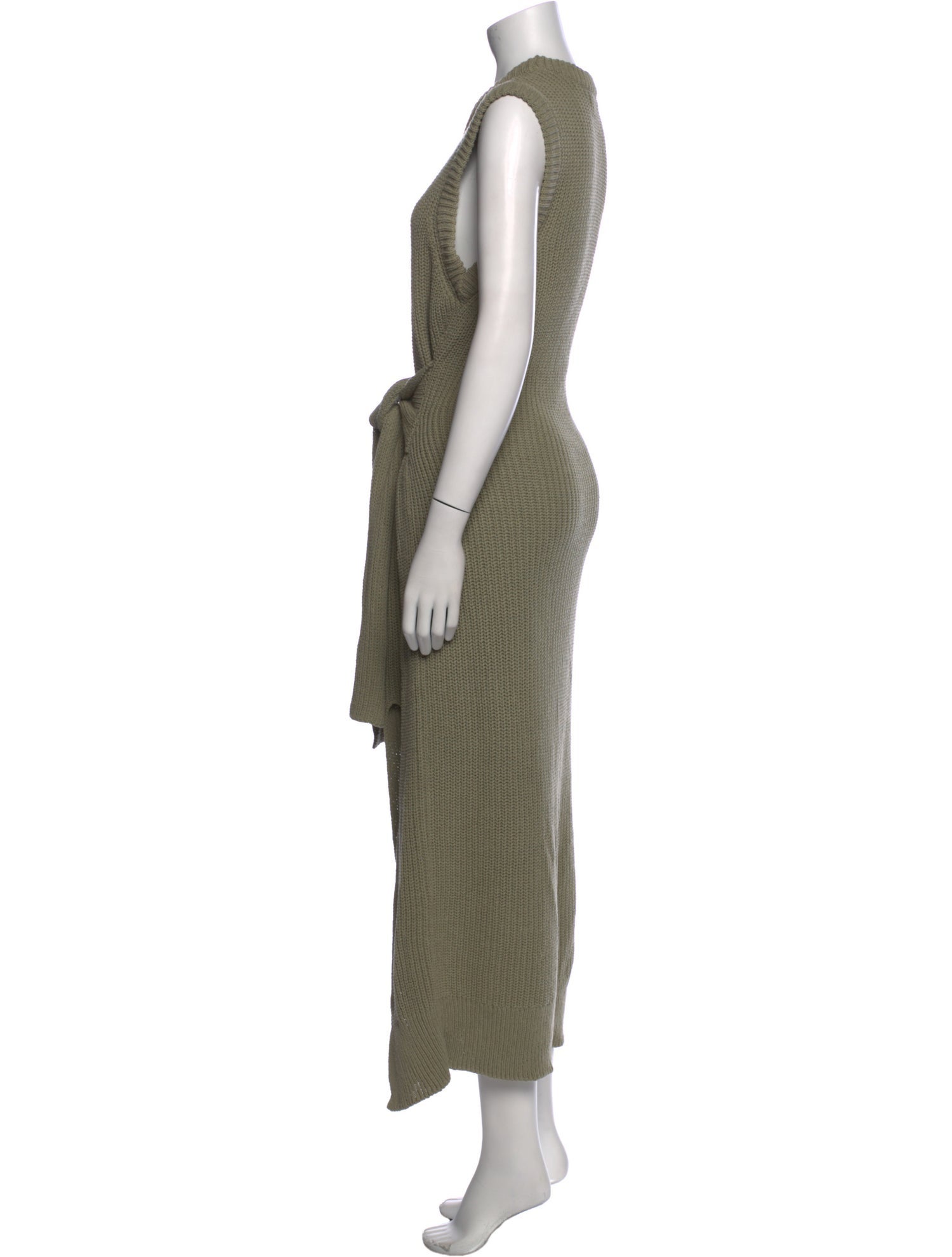Jonathan Simkhai Crew Neck Long Dress