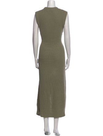 Jonathan Simkhai Crew Neck Long Dress