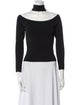 Jonathan Simkhai Bateau Neckline Long Sleeve Top