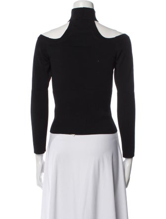 Jonathan Simkhai Bateau Neckline Long Sleeve Top
