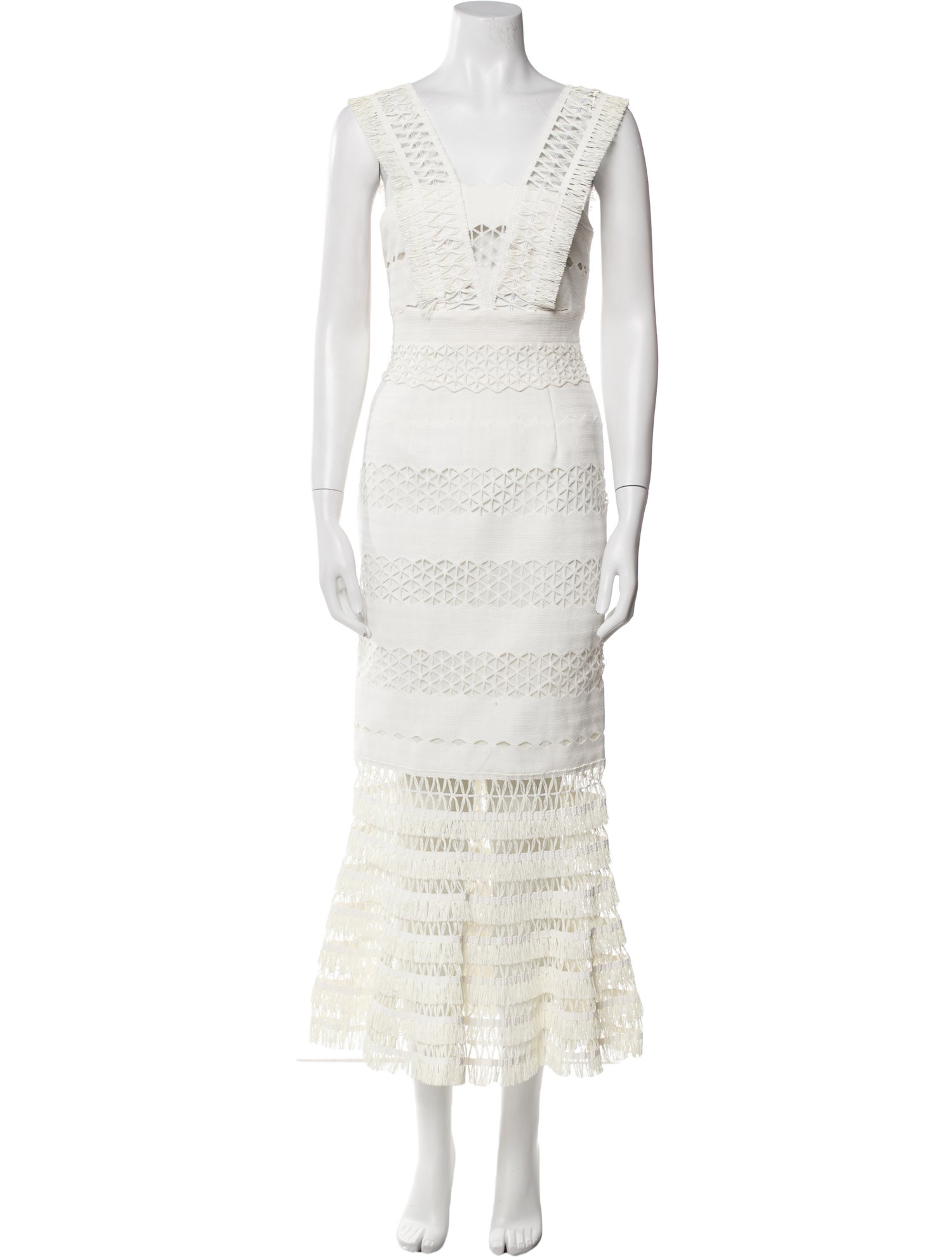 Jonathan Simkhai V-Neck Long Dress