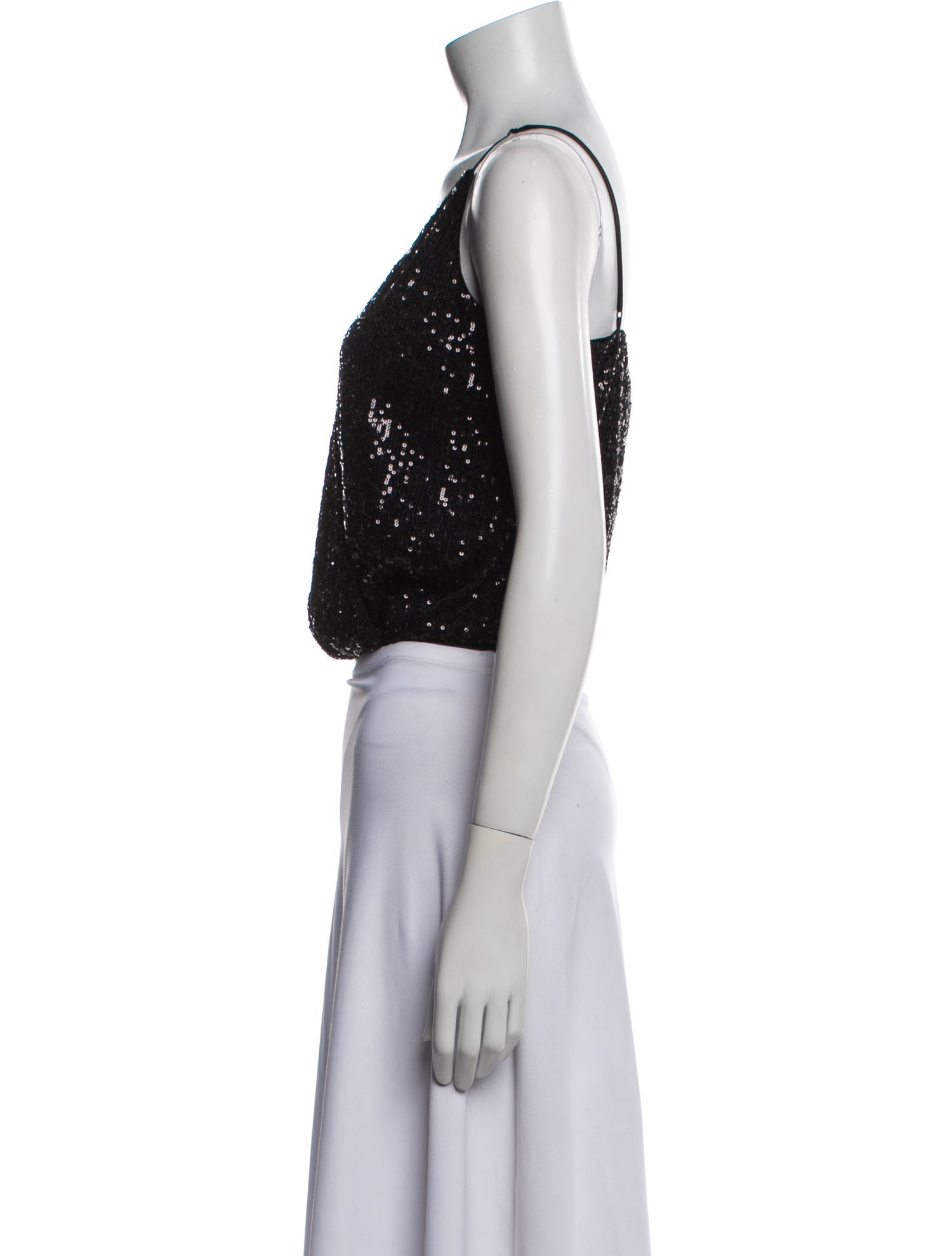 Jonathan Simkhai V-Neck Sleeveless Crop Top