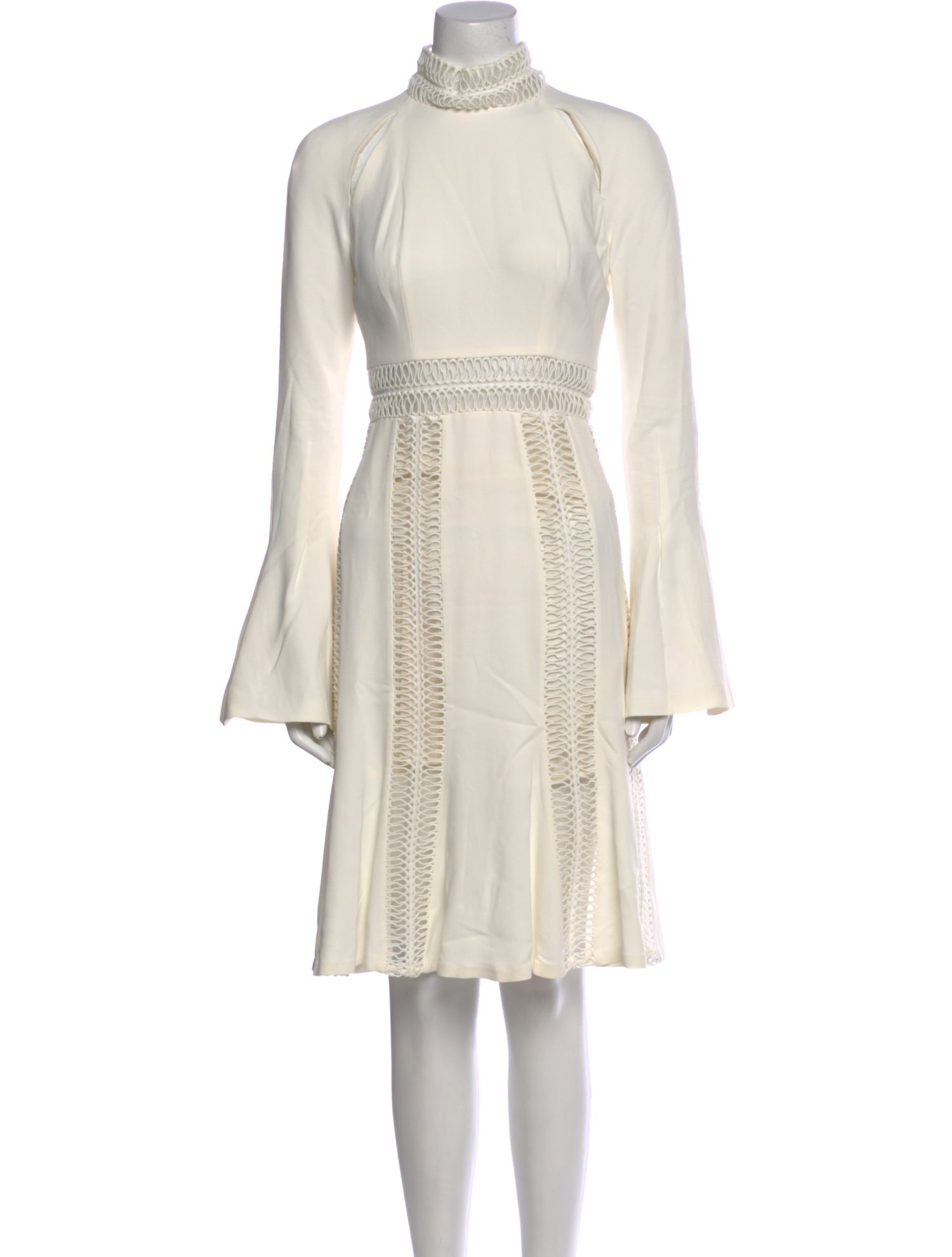 Jonathan Simkhai Mock Neck Midi Length Dress