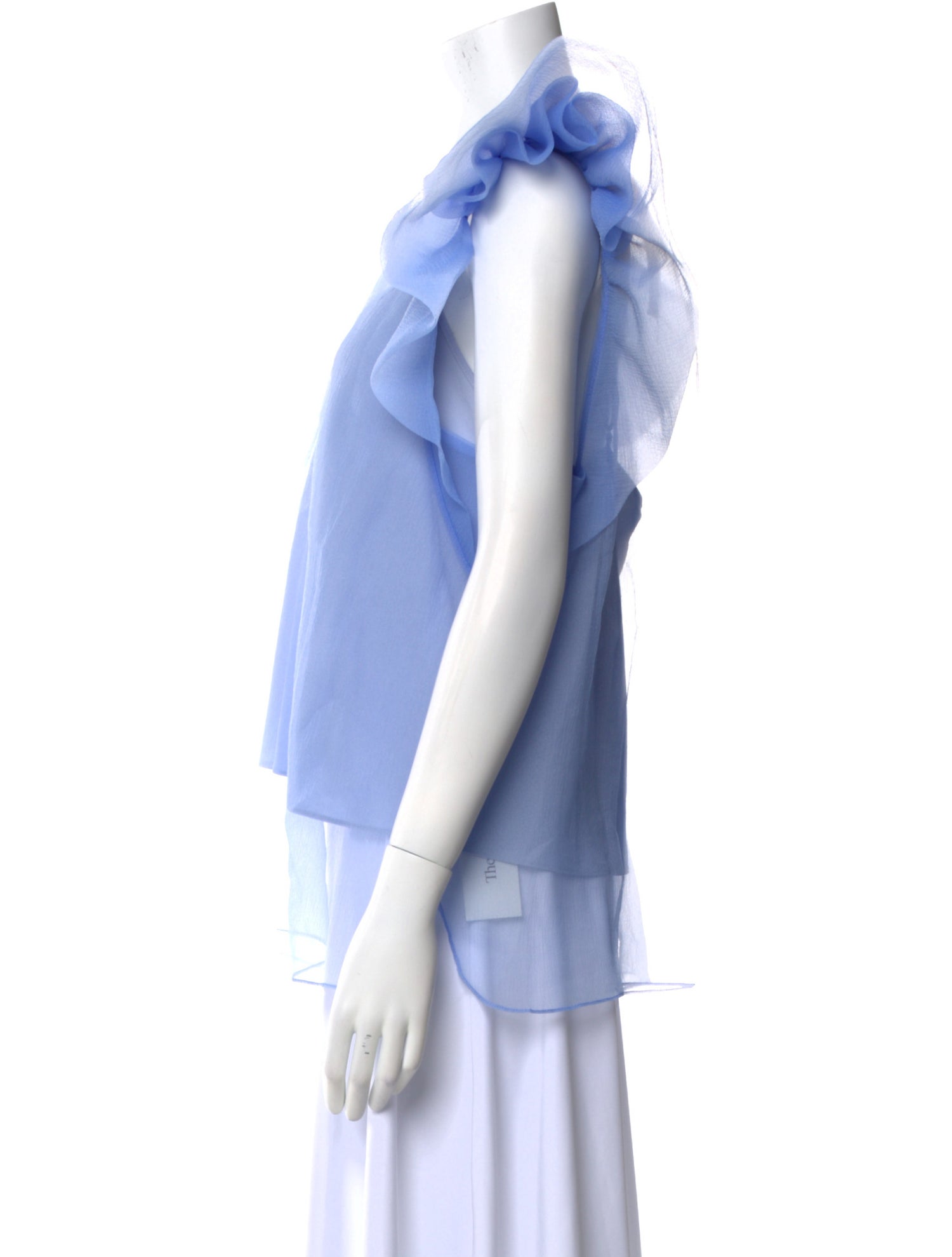 Jonathan Simkhai Crew Neck Short Sleeve Blouse