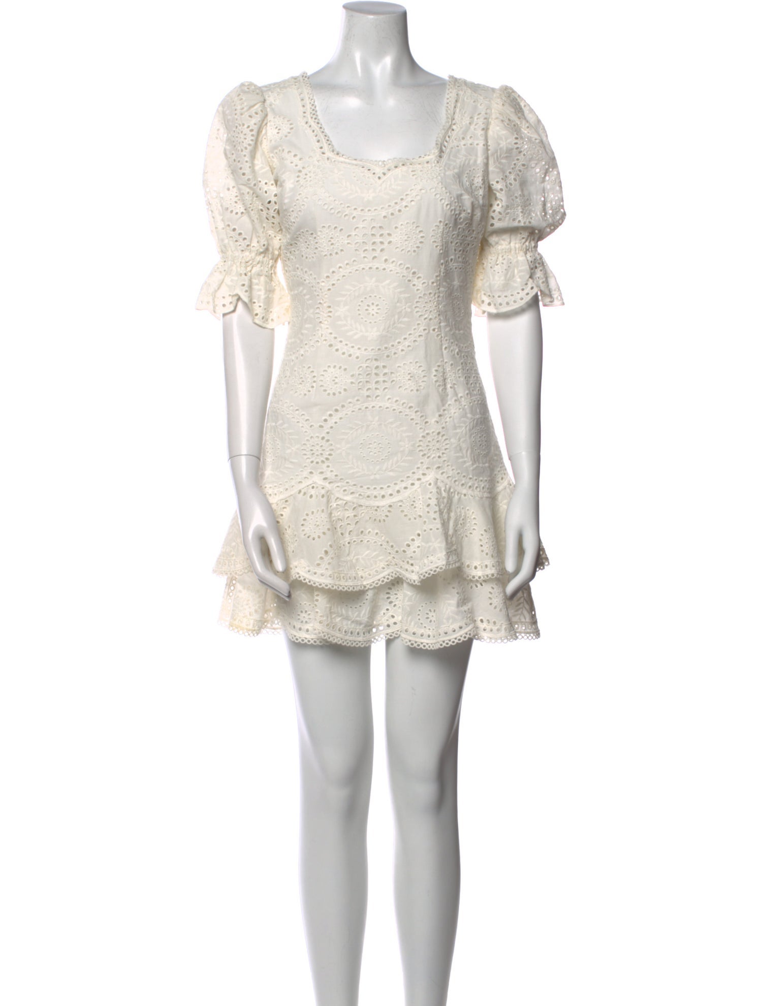 Jonathan Simkhai Scoop Neck Mini Dress