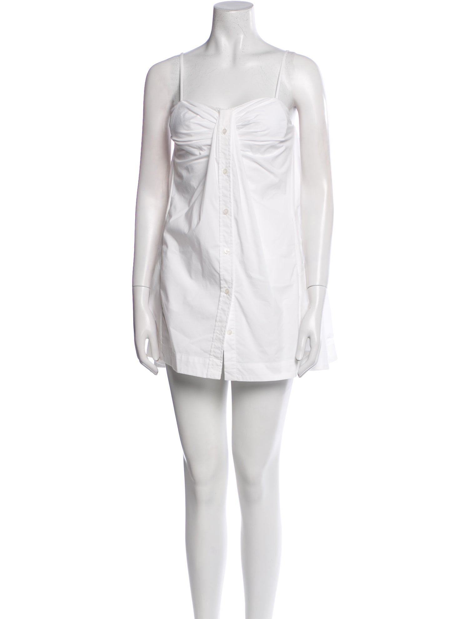 Jonathan Simkhai Square Neckline Mini Dress