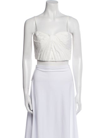 Jonathan Simkhai Strapless Crop Top