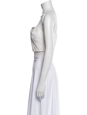 Jonathan Simkhai Strapless Crop Top