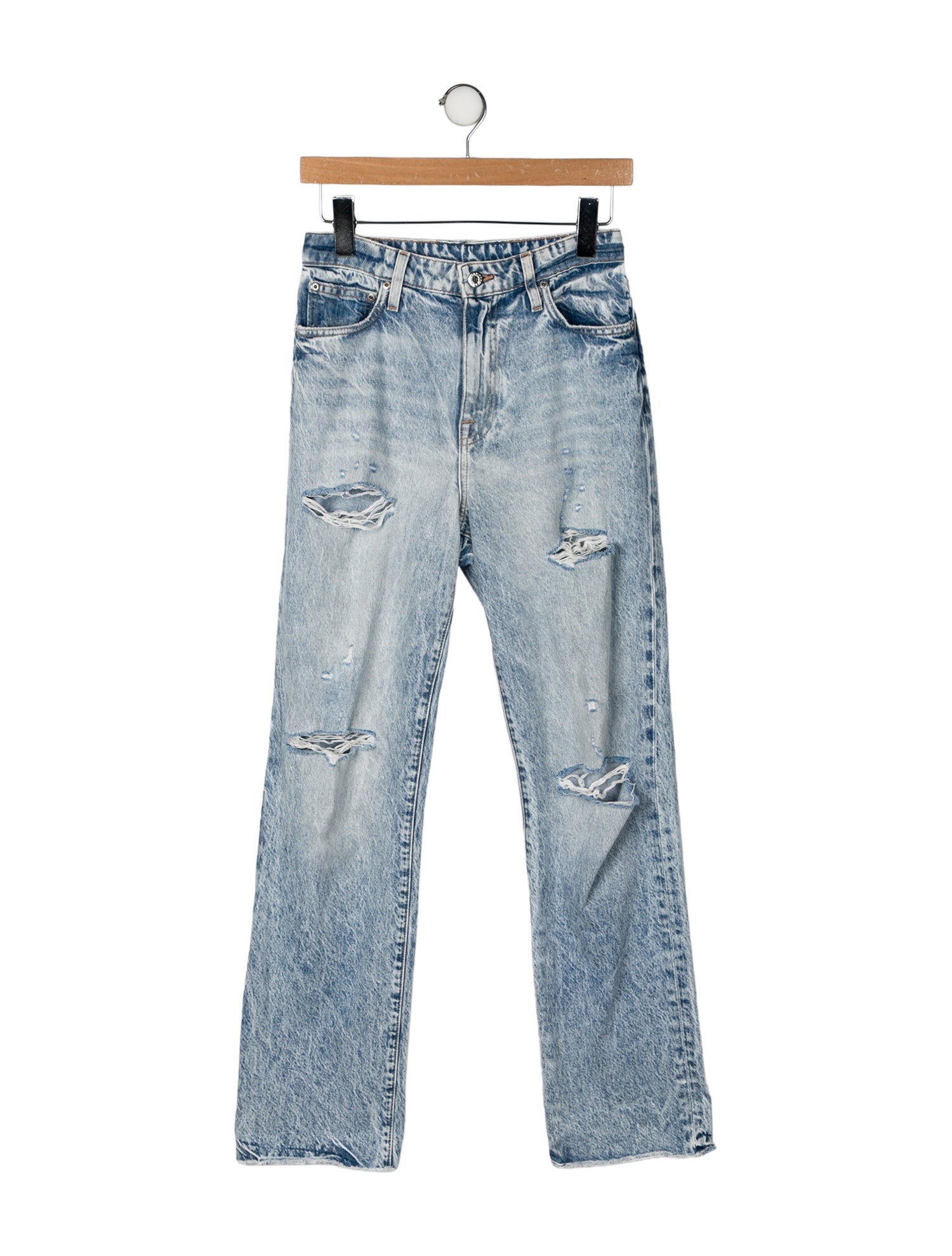 Jonathan Simkhai High-Rise Straight Leg Jeans