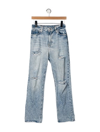 Jonathan Simkhai High-Rise Straight Leg Jeans