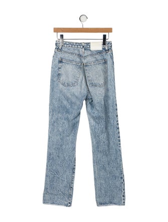 Jonathan Simkhai High-Rise Straight Leg Jeans