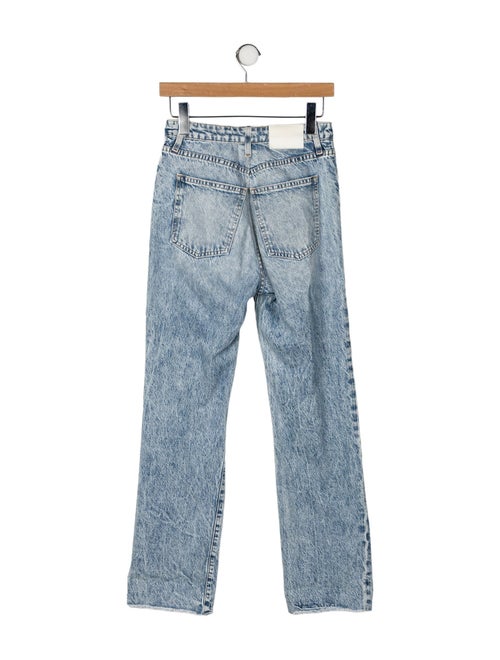 Jonathan Simkhai High-Rise Straight Leg Jeans