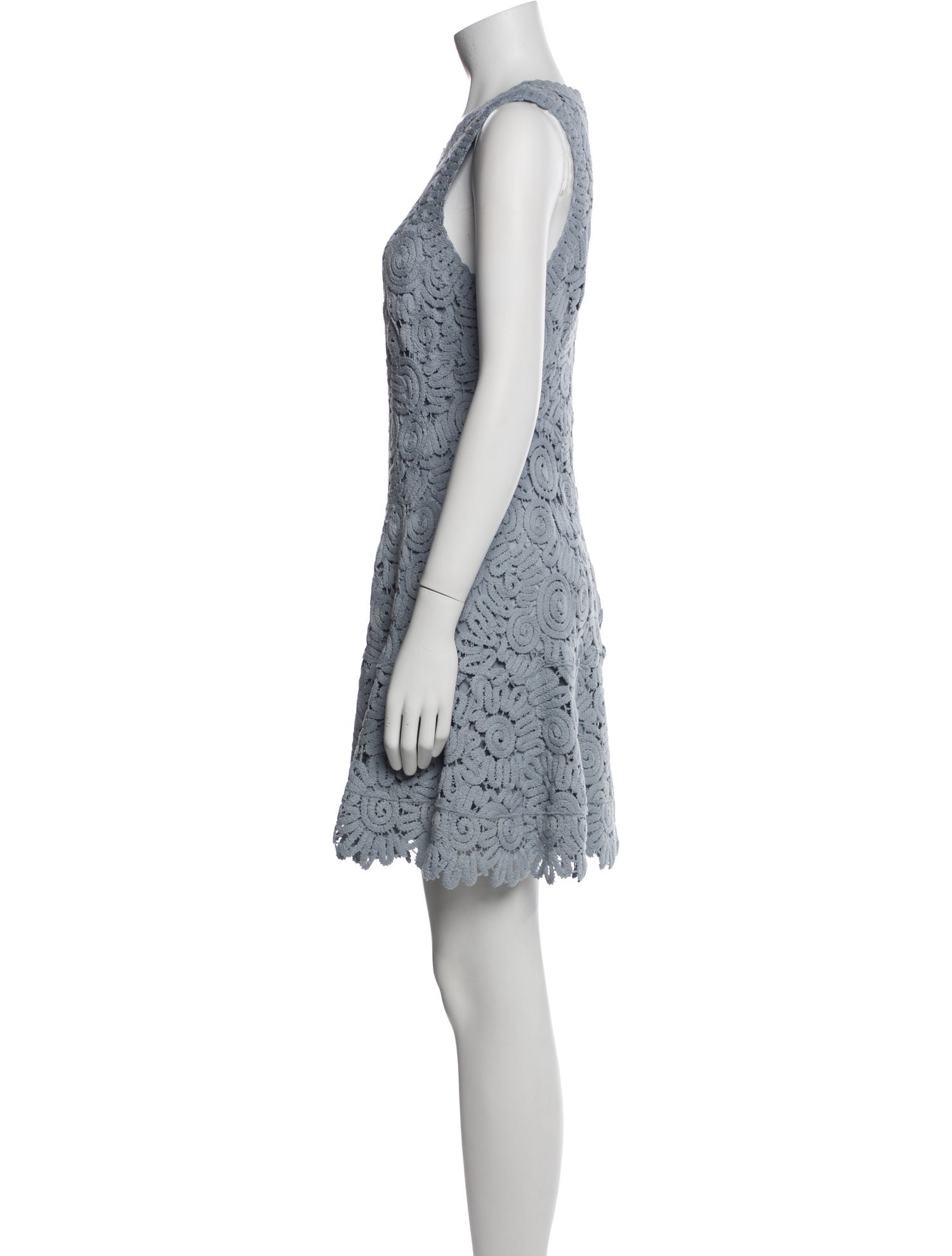 Jonathan Simkhai Crew Neck Mini Dress