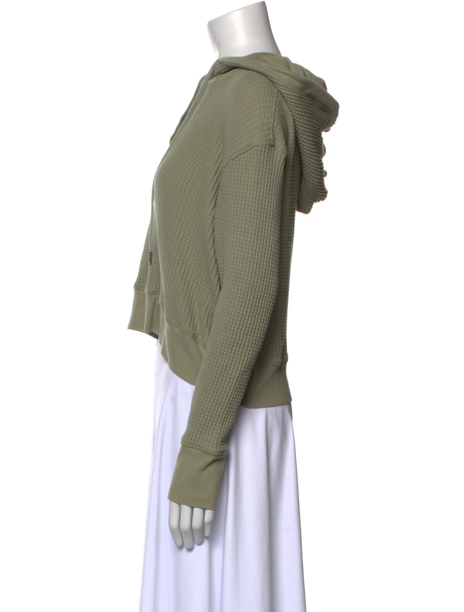 Jonathan Simkhai V-Neck Long Sleeve Sweatshirt