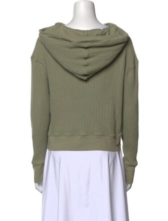 Jonathan Simkhai V-Neck Long Sleeve Sweatshirt