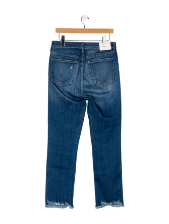 Jonathan Simkhai High-Rise Straight Leg Jeans
