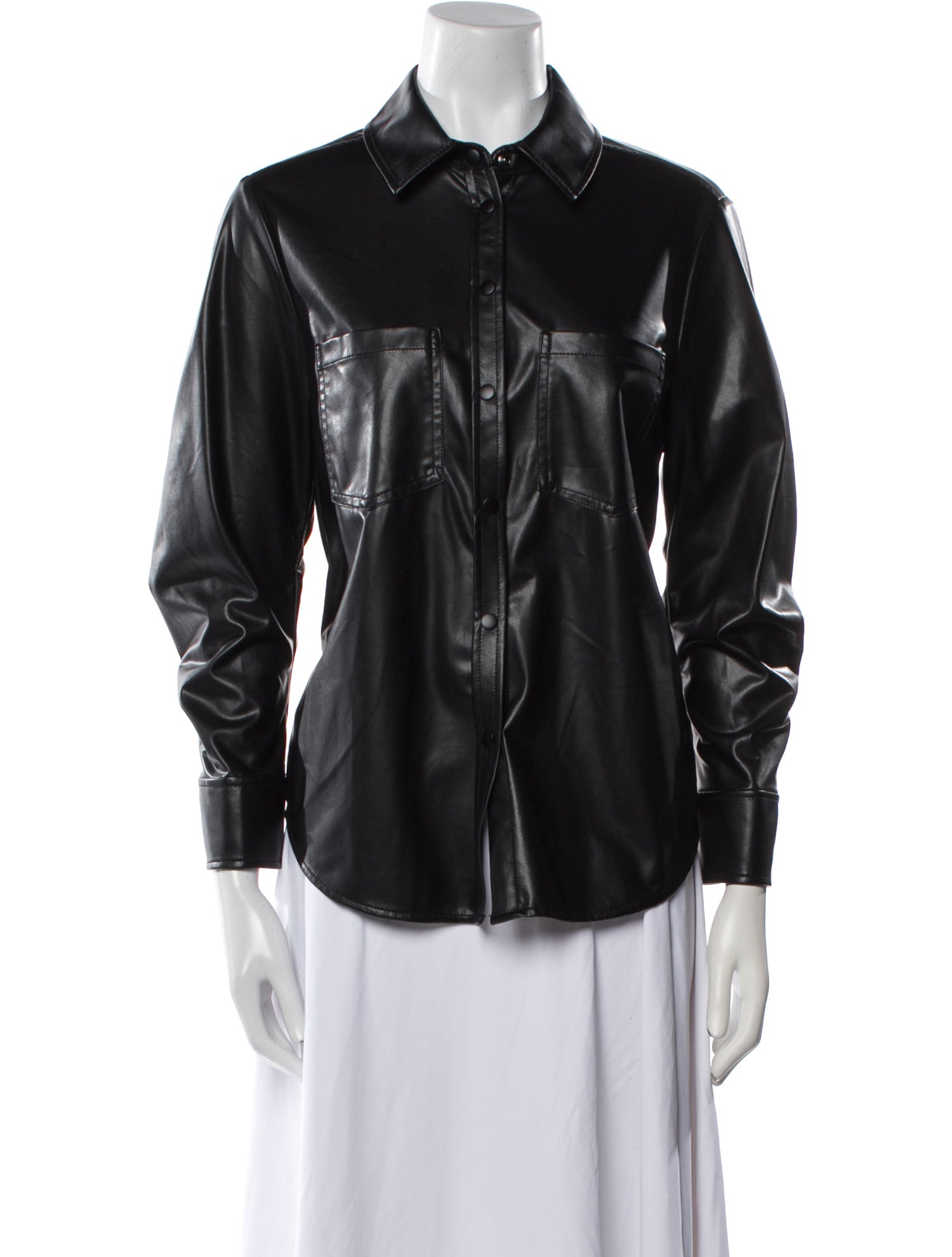 Jonathan Simkhai Long Sleeve Button-Up Top