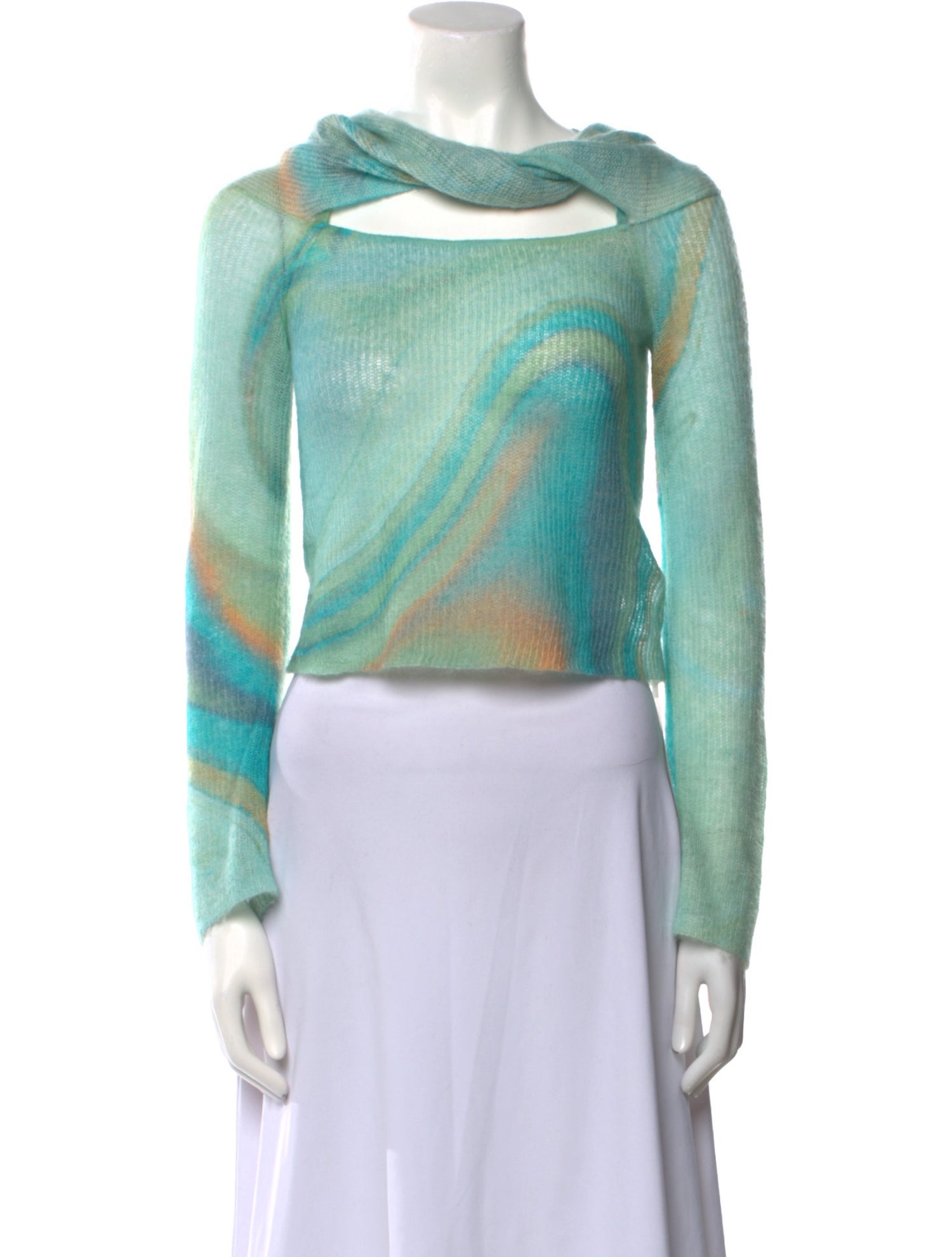 Jonathan Simkhai Nylon Printed Sweater