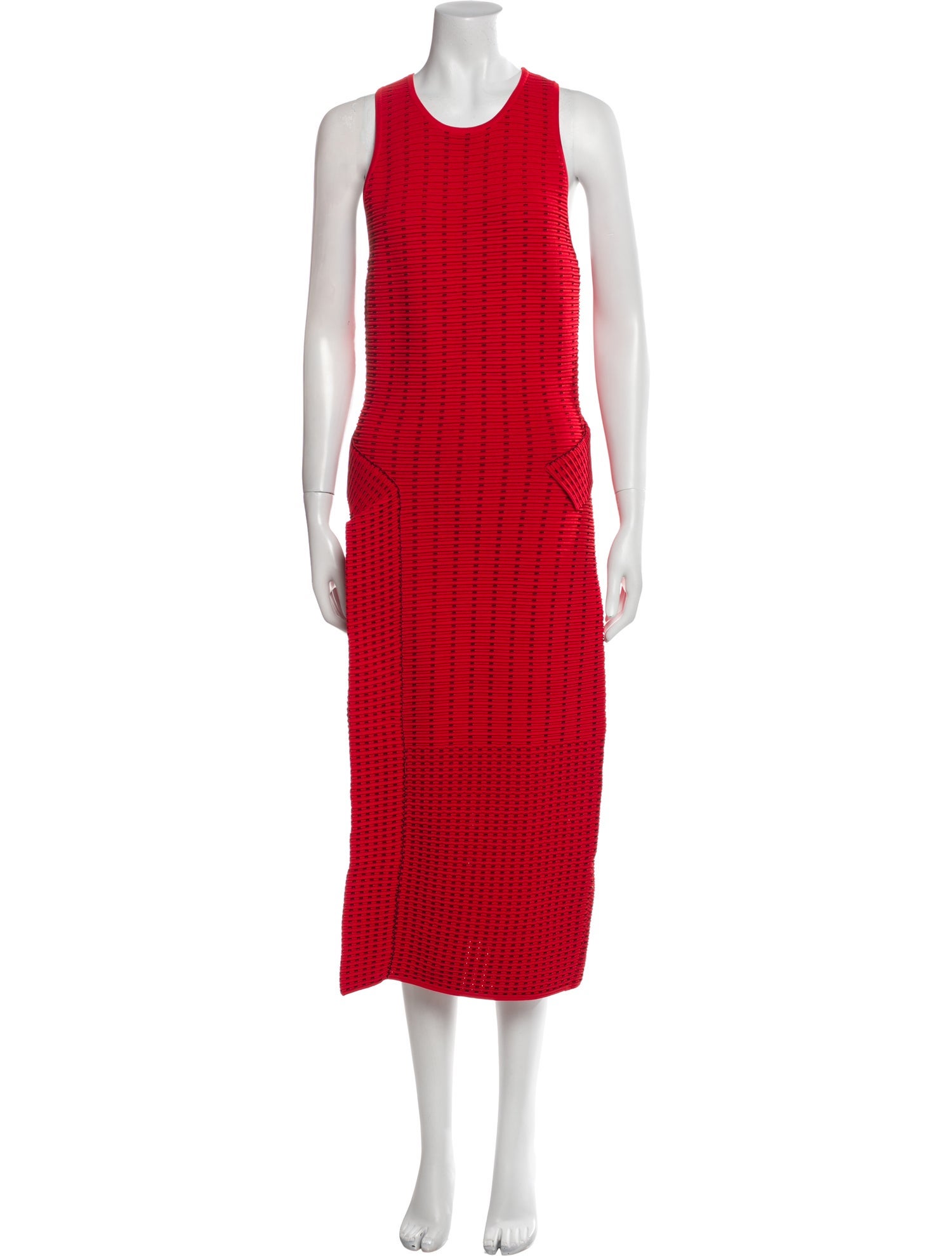 Jonathan Simkhai Scoop Neck Midi Length Dress