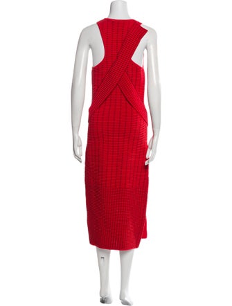 Jonathan Simkhai Scoop Neck Midi Length Dress