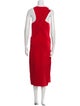 Jonathan Simkhai Scoop Neck Midi Length Dress