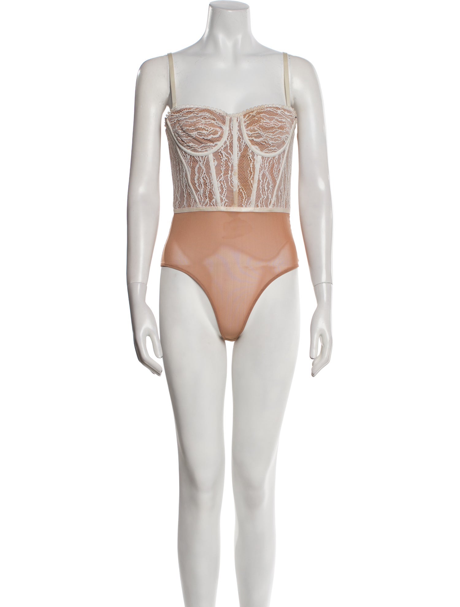 Jonathan Simkhai Square Neckline Sleeveless Bodysuit