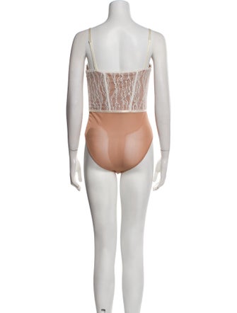 Jonathan Simkhai Square Neckline Sleeveless Bodysuit