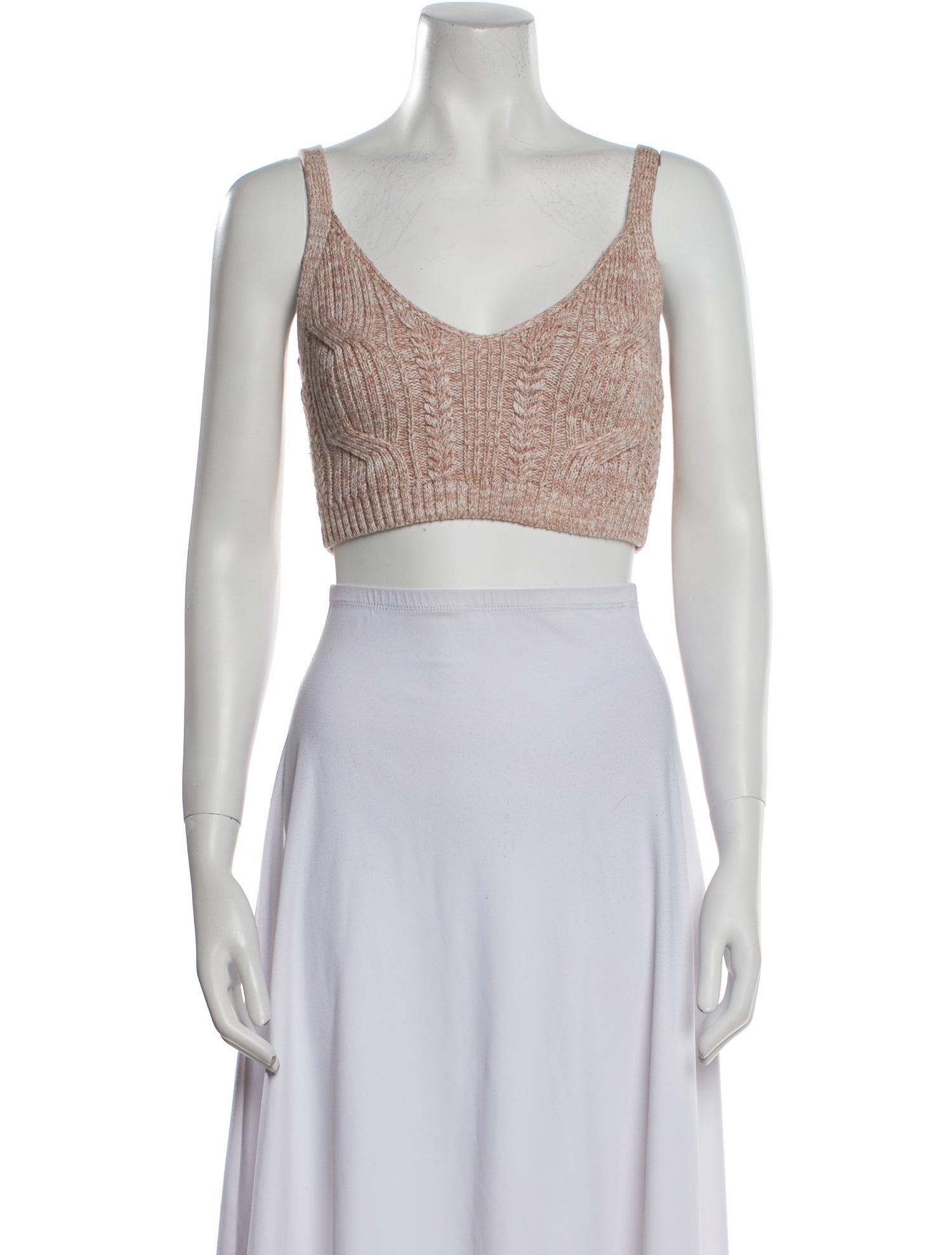 Jonathan Simkhai Printed Scoop Neck Sweater