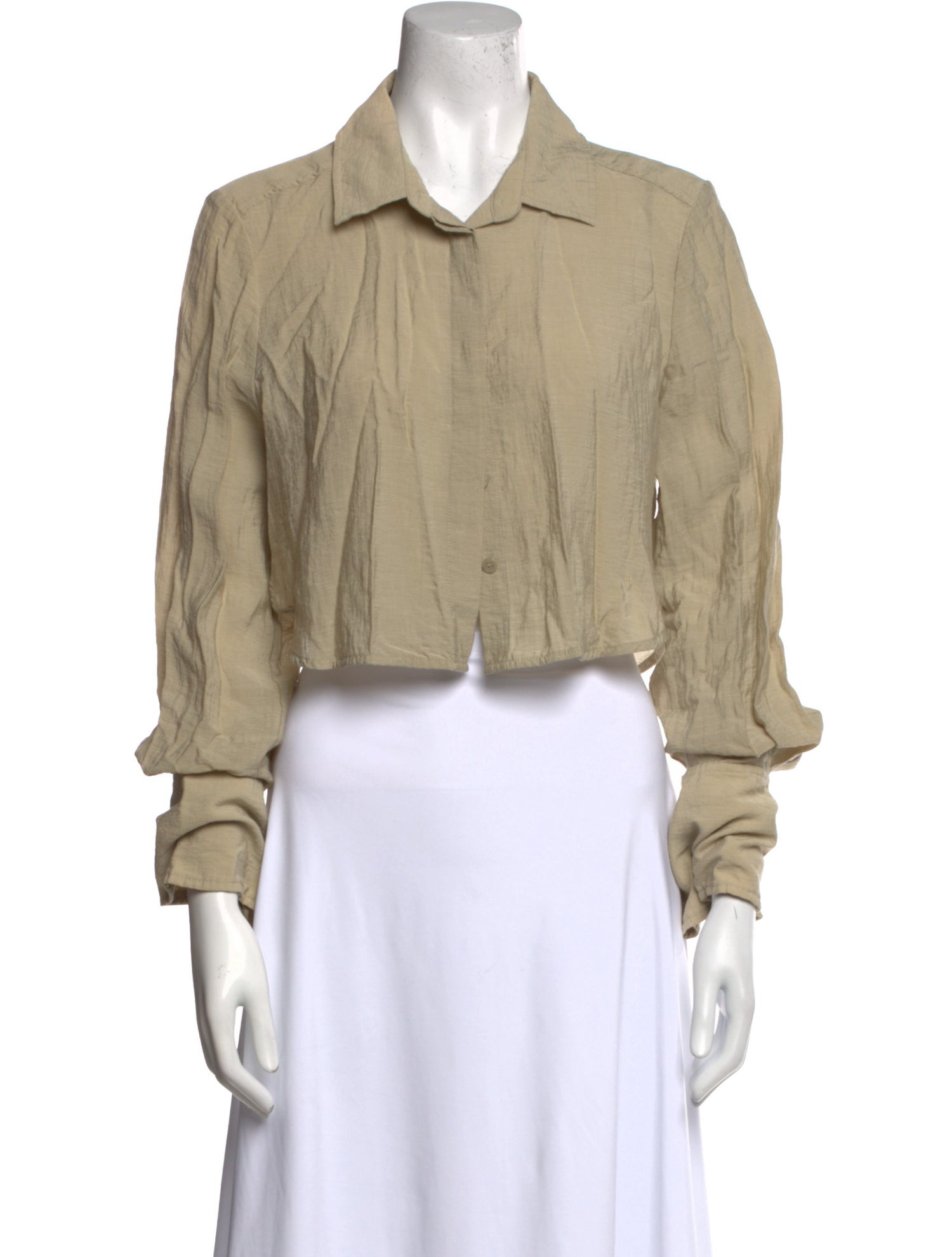 Jonathan Simkhai Long Sleeve Crop Top