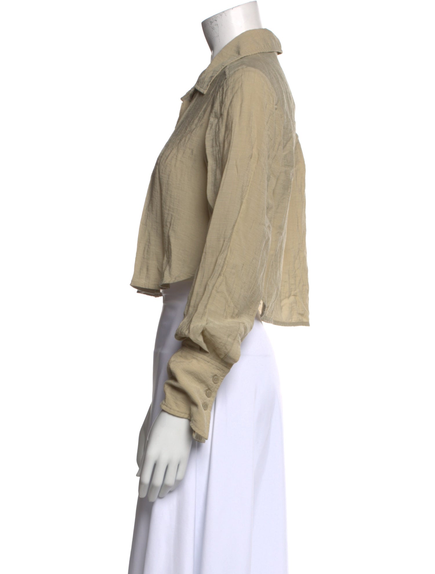 Jonathan Simkhai Long Sleeve Crop Top