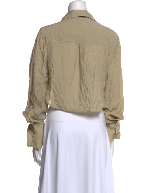 Jonathan Simkhai Long Sleeve Crop Top