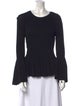 Jonathan Simkhai Scoop Neck Long Sleeve Top
