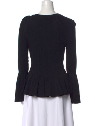 Jonathan Simkhai Scoop Neck Long Sleeve Top