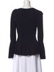 Jonathan Simkhai Scoop Neck Long Sleeve Top