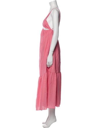 Jonathan Simkhai V-Neck Long Dress