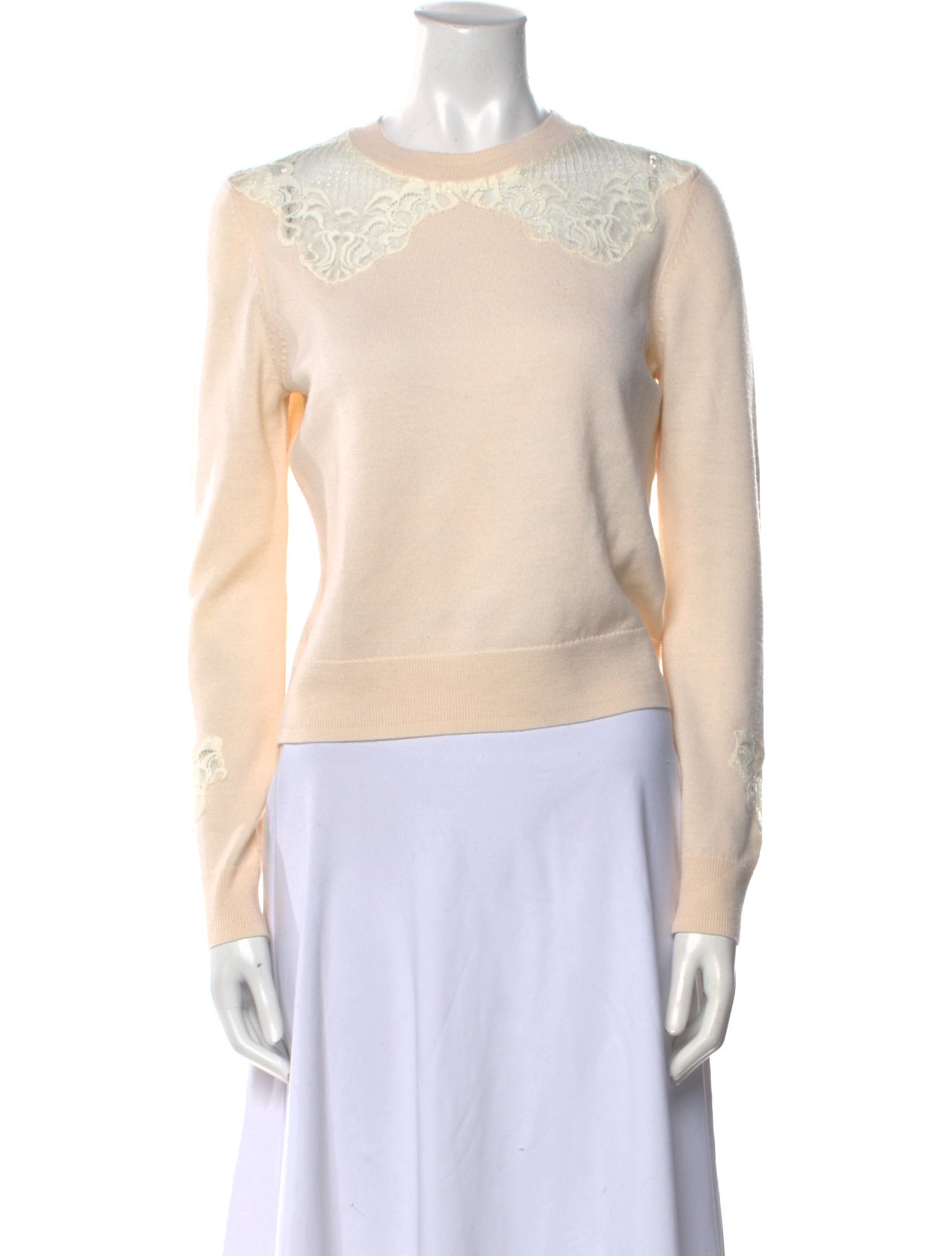 Jonathan Simkhai Wool Crew Neck Sweater