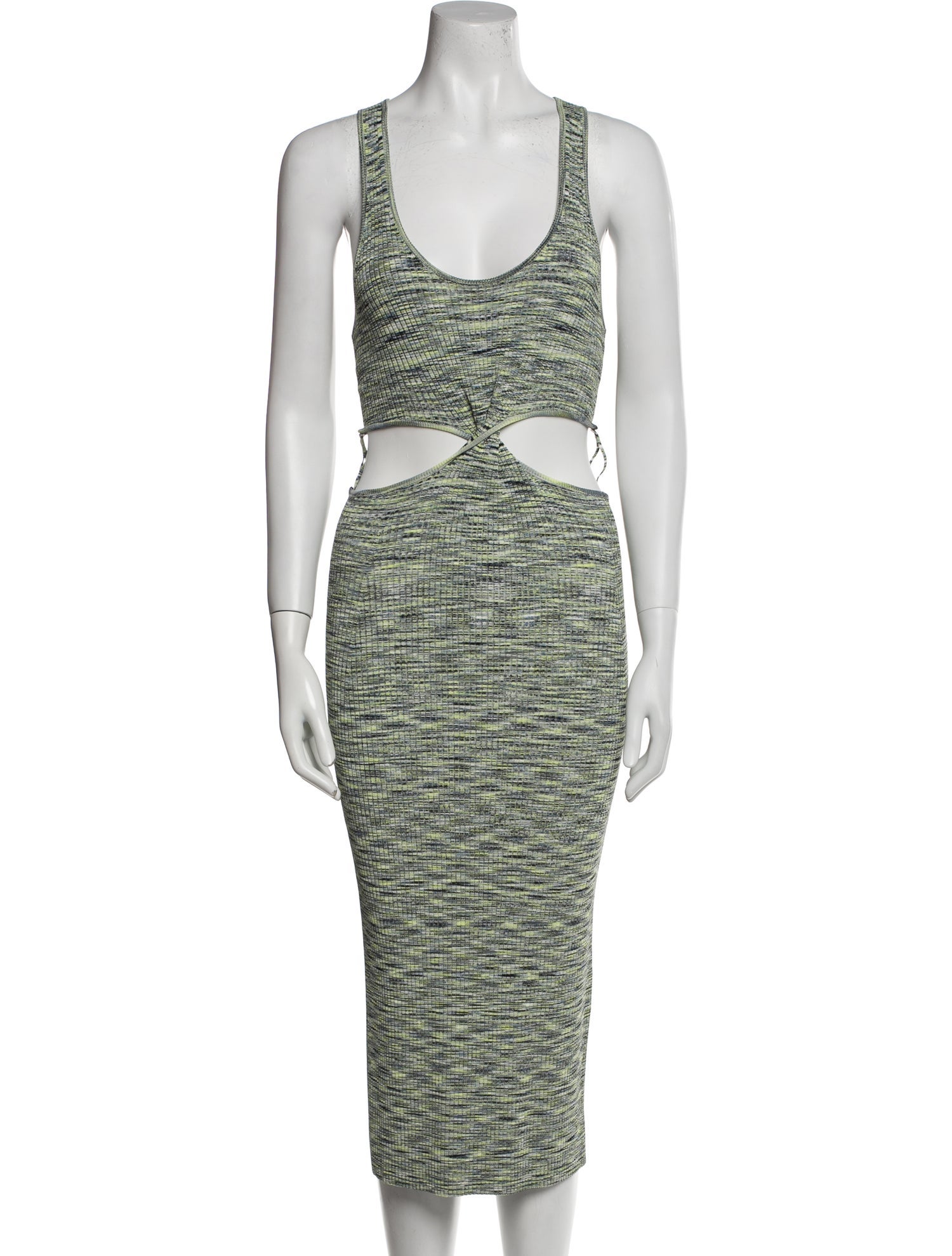 Jonathan Simkhai Striped Midi Length Dress w/ Tags