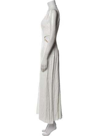 Jonathan Simkhai One-Shoulder Long Dress