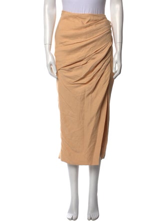 Jonathan Simkhai Ruffle Embellishment Midi Length Skirt