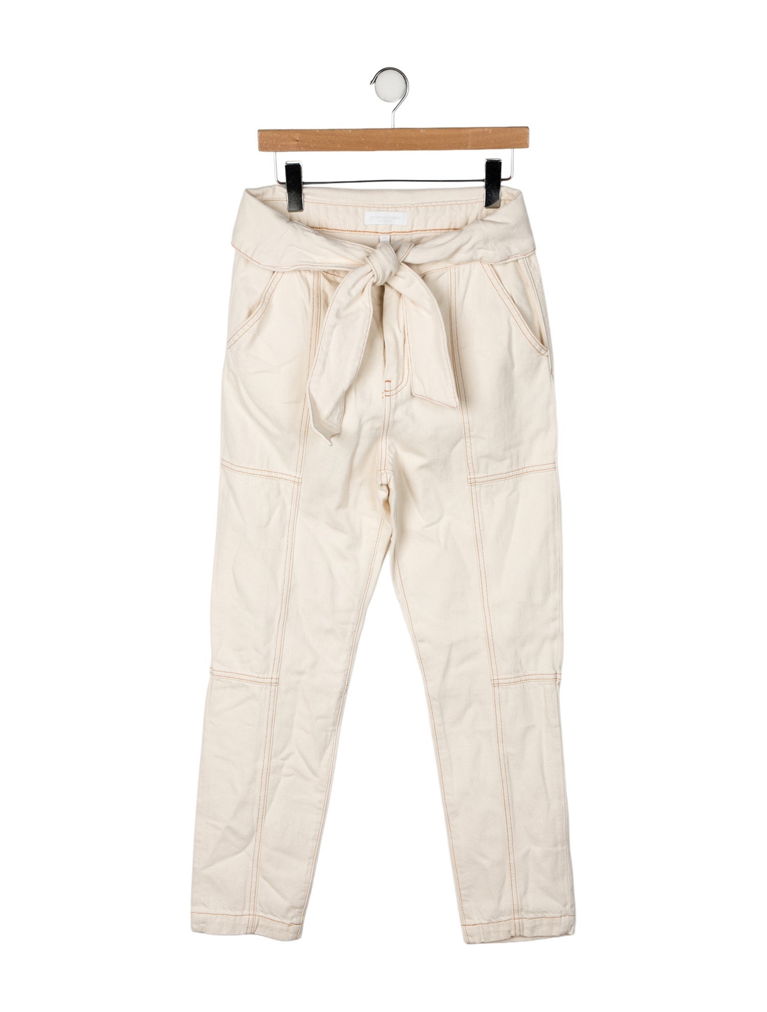 Jonathan Simkhai Mid-Rise Straight Leg Jeans