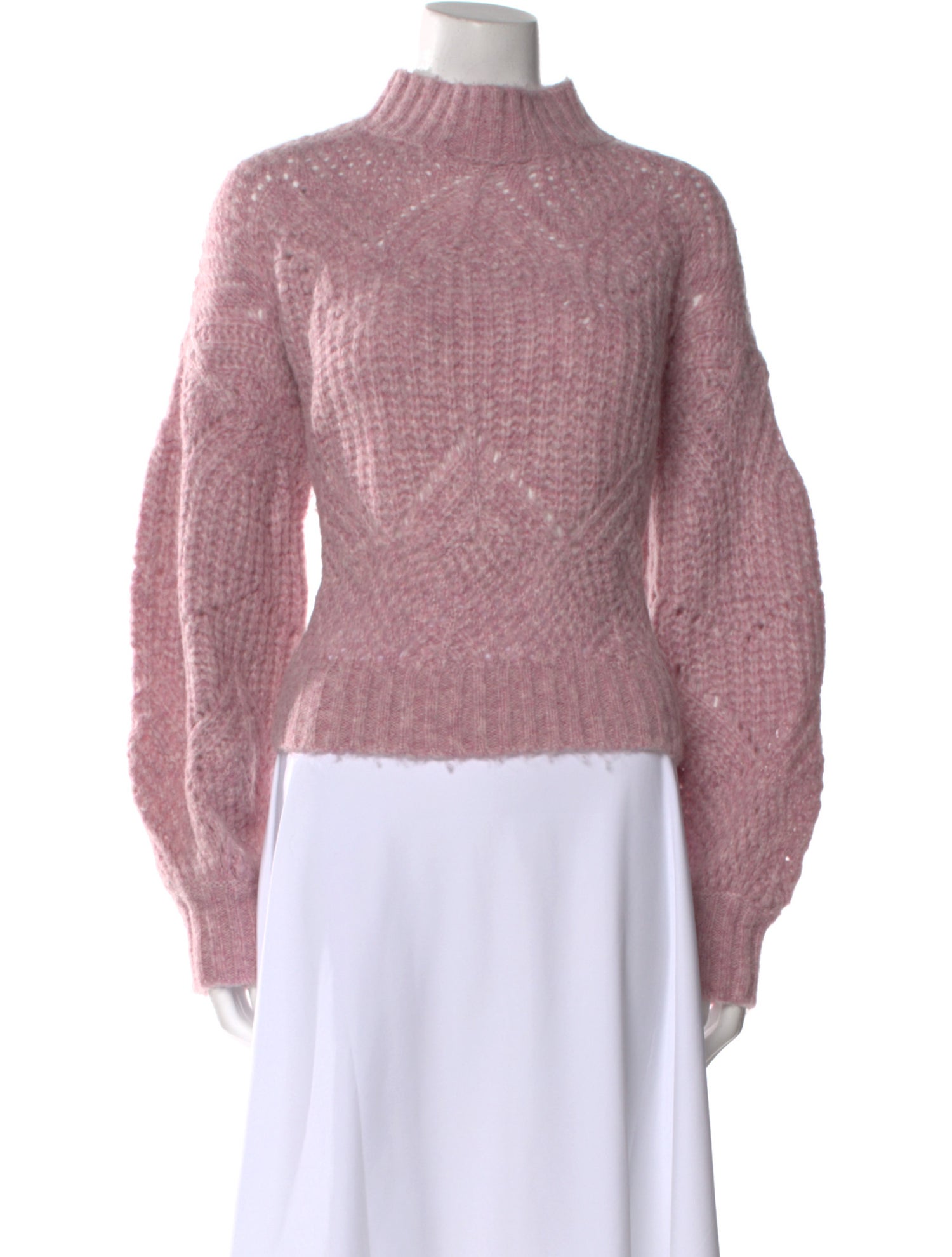 Jonathan Simkhai Wool Mock Neck Sweater