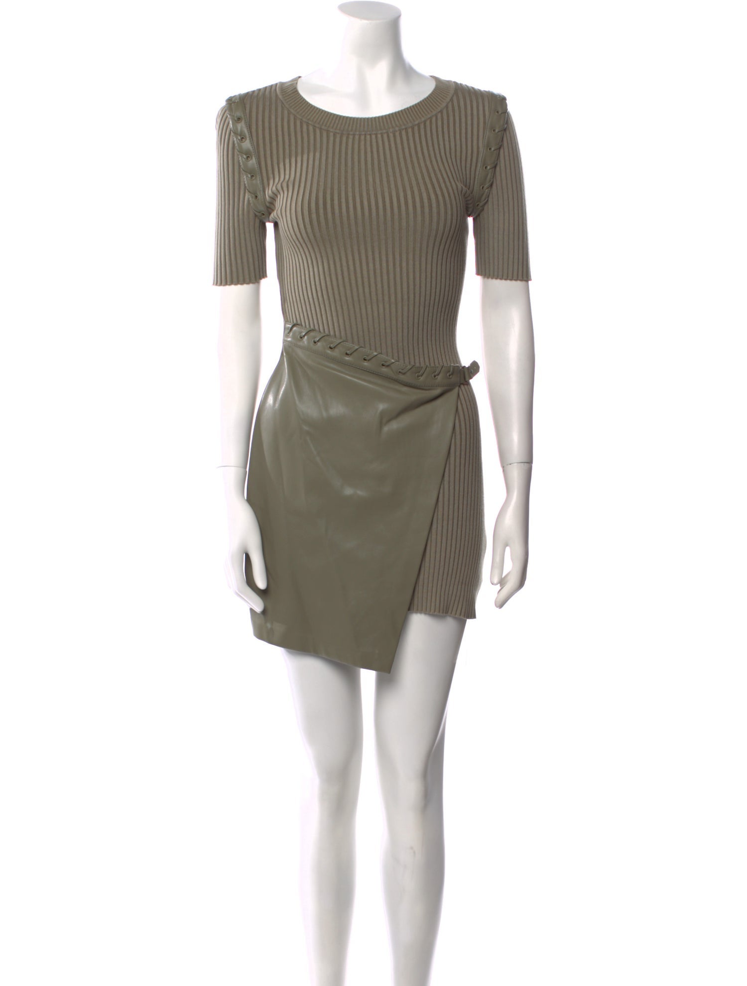 Jonathan Simkhai Bateau Neckline Mini Dress