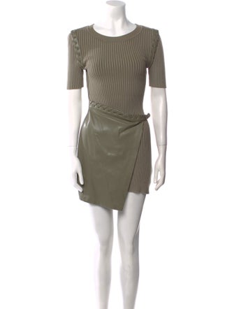 Jonathan Simkhai Bateau Neckline Mini Dress