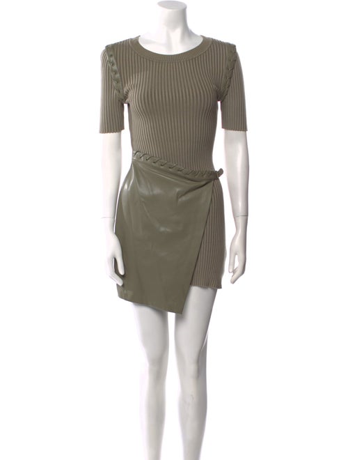 Jonathan Simkhai Bateau Neckline Mini Dress