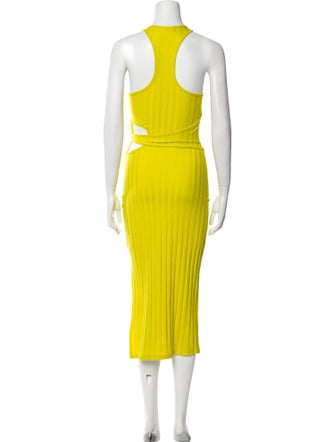 Jonathan Simkhai Crew Neck Midi Length Dress